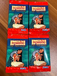 Disney Pocahontas Lot Of (4)  Unopened Packs