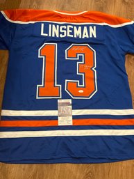 Ken Linseman Autographed Jersey With COA