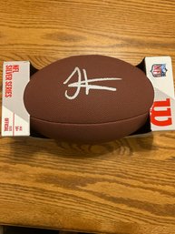 Tyreek Hill Autographed Football With COA