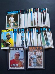 1986 Topps Baseball Card Lot Of 100