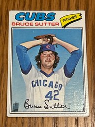 HOF Bruce Sutter 1977 Topps Rookie Card