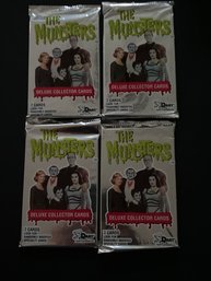 1996 THE MUNSTERS COLLECTOR CARDS Pack Lot Of 4