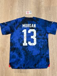 Alex Morgan Of Team USA Autographed Jersey!