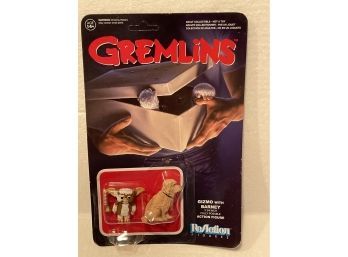 Funko X Super7 Reaction Gremlins Gizmo With Barney NEW Unpunched