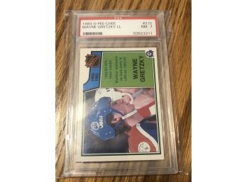 Wayne Gretzky PSA 7 O-pee-chee League Leaders  Card