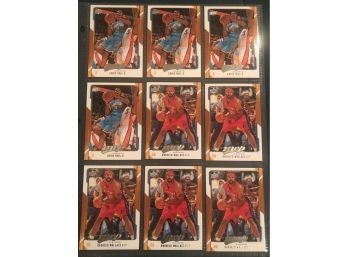 Lot Of 9 Mix Of Rasheed Wallace And Chris Paul Basketball Cards