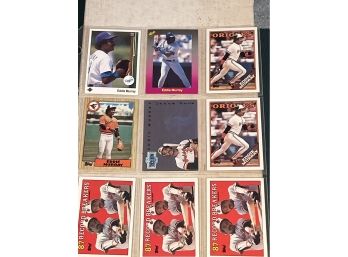 Eddie Murray 9 Card Lot