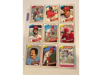 Lot Of (18) 1980 Topps Baseball Cards