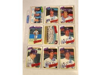 Lot Of (18) 1980 Topps Baseball Cards