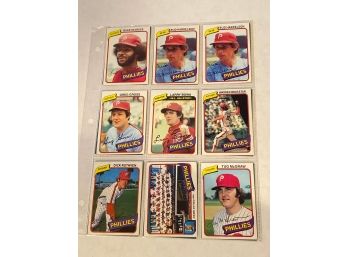 Lot Of (18) 1980 Topps Baseball Cards