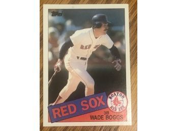 HOF Wade Boggs 1985 Topps Baseball Card