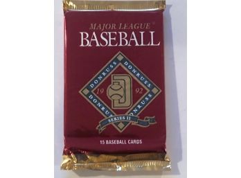 1992 Donruss Baseball Unopened Pack