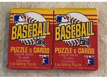 1985 Donruss Wax  Pack Lot Of 2