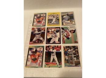 Eddie Murray 9 Assorted Cards