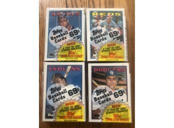 1988 Topps Cello Pack Lot Of 4