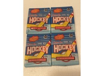 1991-1992 O-Pee-Chee Hockey Cards - 4 Packs