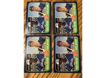 Lot Of (4)1986 Fleer Cecil Fielder Rookie Cards