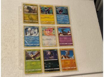 Pokemon Assorted 9 Card Lot