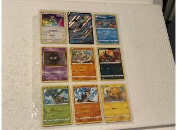 Pokemon Assorted 9 Card Lot