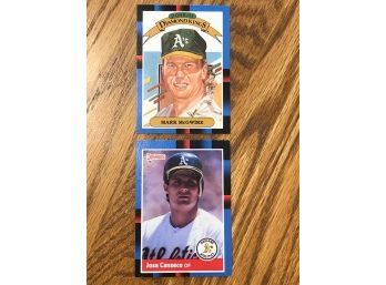 1988 Donruss McGwire AND Canseco Cards