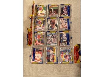 1989 Fleer Baseball Rack Pack Lot Of 4. Possible Griffey Rookie!