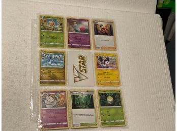 Pokemon Assorted 9 Card Lot