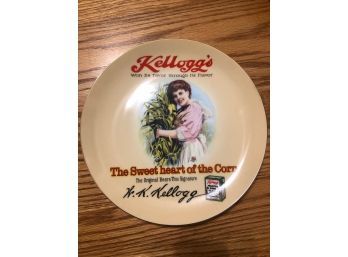 Kelloggs Collectible Plate The Sweet Heart Of The Corn