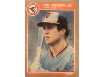 1985  Fleer Cal Ripken Jr  Card187