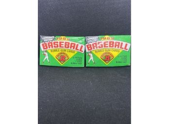 1989 Bowman Wax Pack Lot Of 2. Ken Griffey JR Rookie!!!