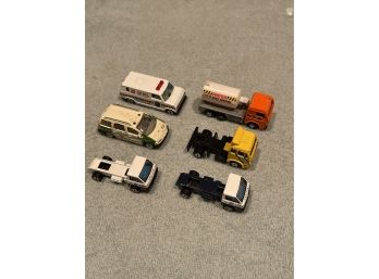 Vintage Unbranded Cars Lot Of 6