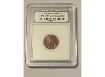 1976 P Penny Brilliant Uncirculated