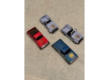 Vintage Unbranded Cars Lot Of 4