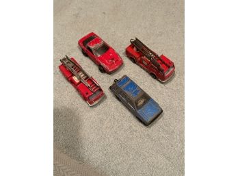 Vintage Majorette Cars Lot Of 4