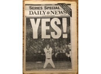 1986 Daily News Mets Win World Series