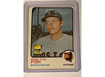 Topps 1973 Carlton Fisk