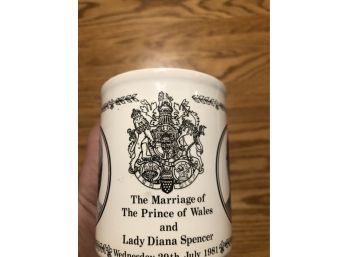 Marriage Of Princess Diana Mug