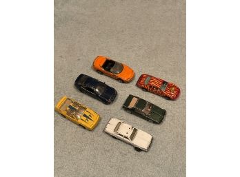 Vintage Unbranded Cars Lot Of 6