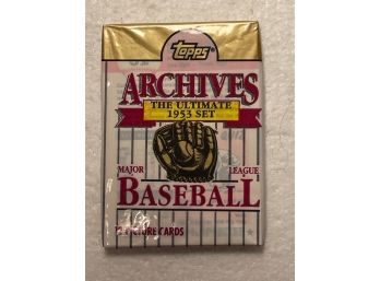 1991 Topps Archives 1953 Cards 1 Sealed Pack