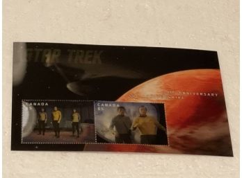 Star Trek 50th Anniversary  Lenticular Souvenir Sheet (Animated Stamps)