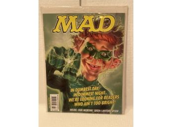MAD MAGAZINE AUGUST 2011 OUR MORONIC GREEN LANTERN SPOOF