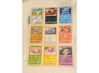 Pokemon Assorted 9 Card Lot