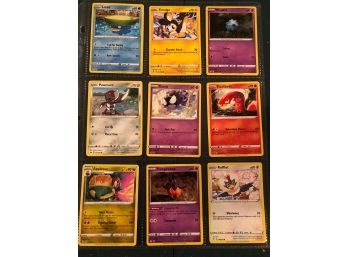 Pokemon Assorted 9 Card Lot