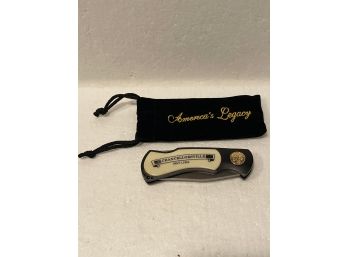 America's Legacy 1 Blade Pocket Knife Chancellorsville New In Pouch