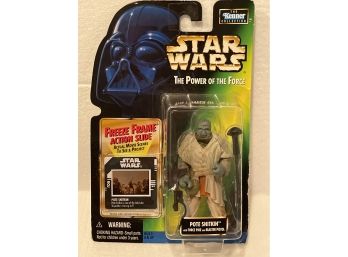 1998 Star Wars Power Of The Force Pote Snitkin With Force Pike  Blaster Pistol