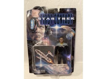 Playmates Toys Star Trek: First Contact Commander Riker Action Figure 1996 New