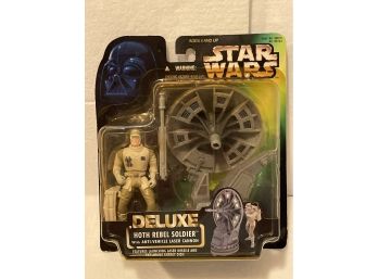 Star Wars Power Of The Force Deluxe Hoth Rebel Soldier With Anti-Vehicle