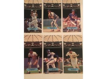 1986 Lot Of (6) Donruss Pop Up Cards