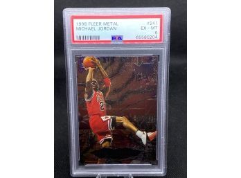 1996 Fleer Metal Michael Jordan PSA 6