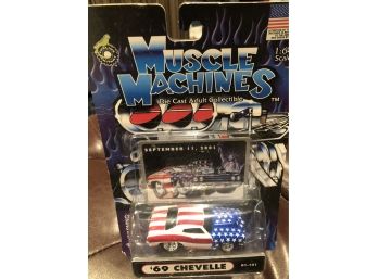 Muscle Machines 69 Chevelle  1/64 Scale