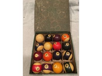 Vintage Aramith Billiard Balls